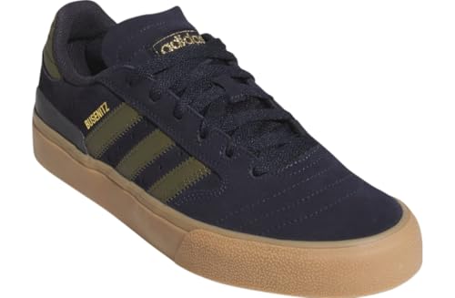 adidas Legink/OLISTR/Goldmt Men's Busenitz Vulc II Legend inkOlive strata/Gold met. 10 US