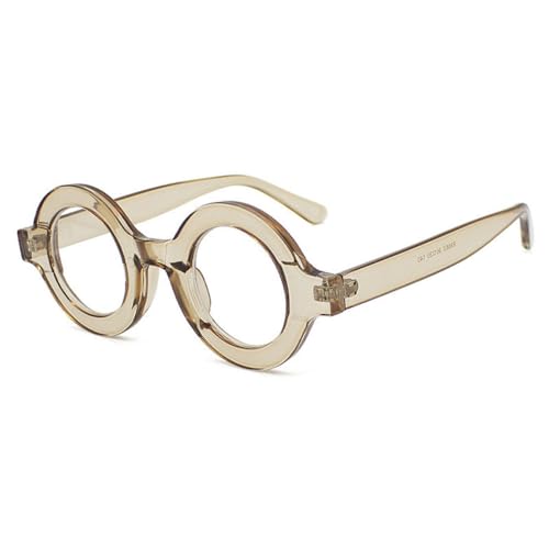 Lunettes rondes d'ordinateur léopard hommes et femmes de forme petite