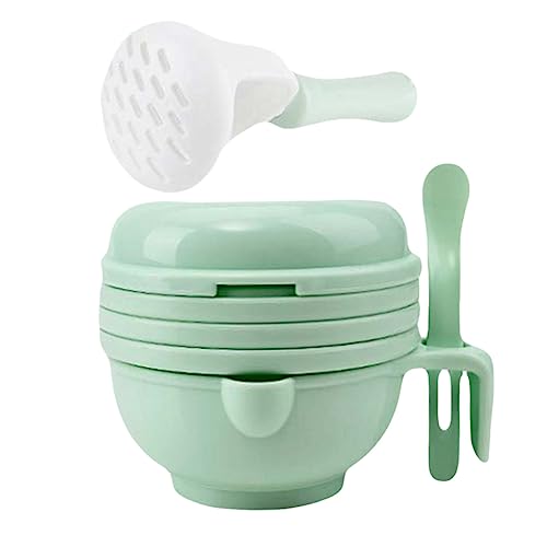 Alipis 1 Set Manual Food Grinding Bowl for Multi Functional Feeding Tool Kit for Preparation Lightweight Compact Design Smooth Material for Months