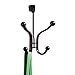InterDesign Axis Over Door Organizer Hooks for Coats, Hats, Robes, Clothes or Towels – 2 Dual Hooks, Bronze