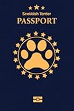 scottish terrier welpen  Scottish Terrier Passport & Medical Record, for Health and Travel Size 4\