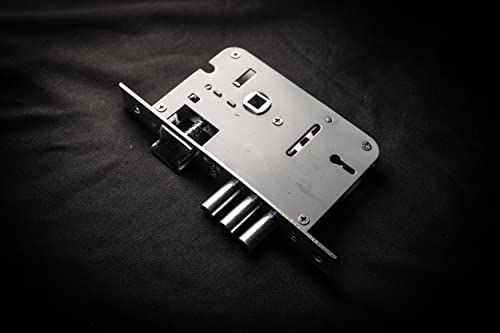 Image of Mortice Lock for Main Door | Dual Lock System | 8 Inch Mortice Handle with 3 Keys | KY Stainless Steel Series |