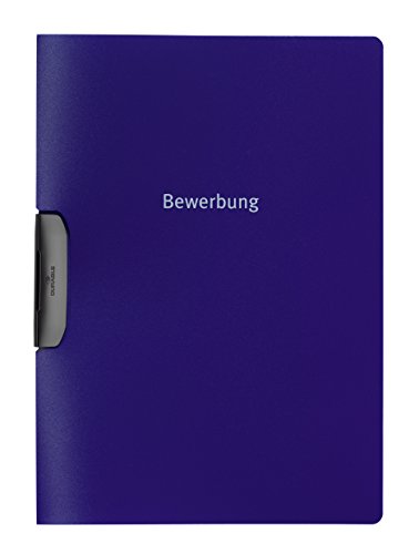 Preisvergleich Produktbild Durable Klemm-Mappe Duraswing job, Bewerbung, bis 30 Bl., blau