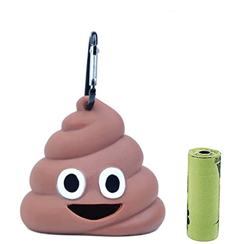 YKKJ Silicona Caca de Perro，Dispensador de Forma de Caca，Dispensador de Bolsas de Excremento，para Arena De Mascotas y Excrementos De Perros.