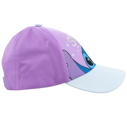 Disney Cap for Girls | Lilo and Stitch Hat | Stitch Girls Baseball Cap | Embroidered Summer Hat | Purple One Size4
