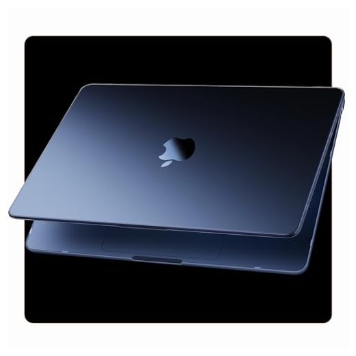 Soonjet Compatible for MacBook Air 15 inch Case M4 2025 2024 2023 M3 M2 [100% Match Official Color] [Ultra Thin Armor] Protective Hard Shell Matte Cover for Laptop A3241 A3114 A2941 - Midnight Clear