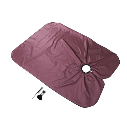 Set de capa para corte de cabello impermeable 3 piezas