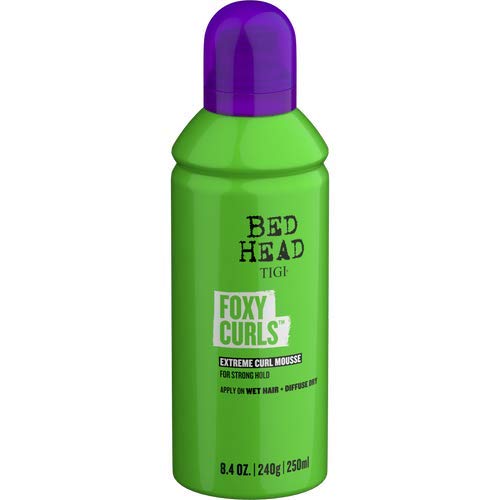 Bed Head by TIGI Foxy CurlsTM Mousse de cabelo cacheado para fixação forte, 238 g (pacote com 2)