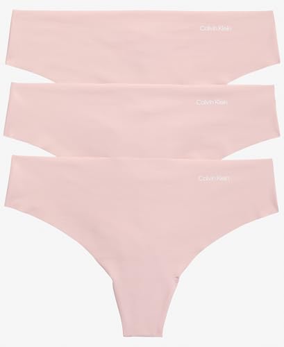 String invisible sans couture Calvin Klein (lot de 3) en ivoire pour femme taille M