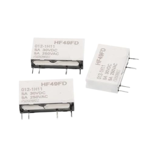 Relais HF49FD-012-1H11 12V CC pour la réparation de cartes d'électroménager