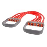 KOMBIUDA Expansor De Pecho Cuerda para Ejercicios Musculares Entrenamiento De Bíceps y Tríceps Banda Elástica Ejercicio Casa