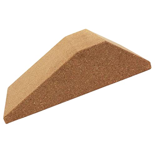 BRIGHTFUFU Cork Yoga Block Non Skid Inclined Calf Stretch Board for Fitness and Stretching for Leg and Ankle