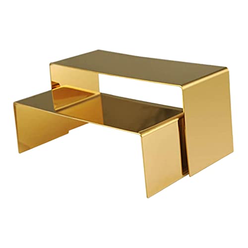 CALANDIS Metal Display Stand Showcase Fixtures Mirror for Clothing Stores Heels Rose Gold CALANDIS Metal Display Stand Showcase Fixtures Mirror for Clothing Stores Heels Rose Gold