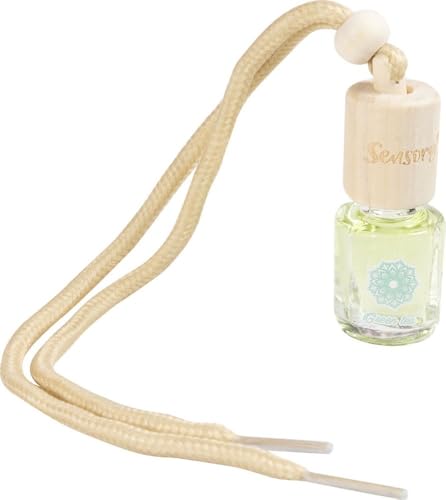 Boccetta Deodorante Per Auto Sensory - Profumazione Green Tea - Da Appendere A Specchietto