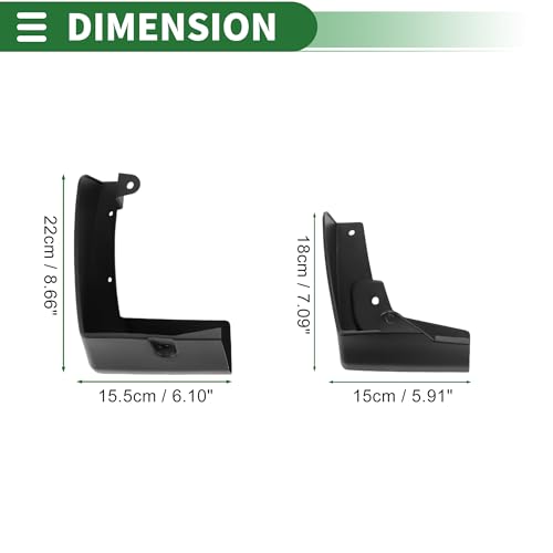 Image of Motoforti Mud Flaps Splash Guards Mud Guards for Nissan Maxima 2016-2019 W /Mount Accessories