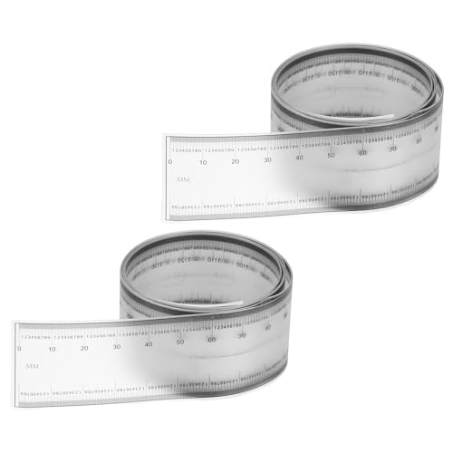 Règle flexible pour film PATIKIL 120cm graduée 0.1mm en plastique PET transparent