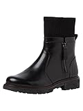Absatzhöhe: 3 cm Jana Damen Chelsea Boot 8-8-25418-27 001 H-Weite Größe: 38 EU Stiefelette für Fast jedes Outfit mit Reißverschluss klassischer Style Weite Schuhweite