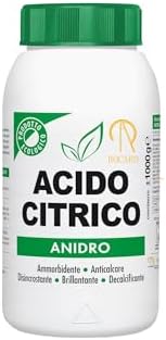 Rocard® Acido Citrico Anidro 1 Kg – Prodotto Naturale Multifunzio...
