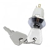 NYLIX 16mm Dual Position Electronic Lock Key Switch Mit 2 Schlüsseln S1605 Für Aufzugssteuerungen, Basisstationen, Industrieanlagen