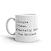 Mentally Dating Tasse Tom Holland, Keramik, 325 ml, Weiß