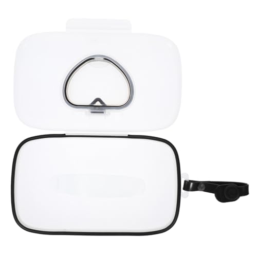 BESPORTBLE Dispensador de Toallitas Húmedas Portátil y Reutilizable Caja de Toallitas para Gran Capacidad Material Saludable Ligero y Compacto para Hogar y Viaje