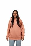 Milltex Women’s Oversized Pullover Hoodie – 280 GSM Heavyweight Fleece Relaxed Fit Hoodie with Kangaroo Pocket, Comfortable Sweatshirt for Women, Winter Clothing & Gym Wear Essential(MocchaMousse).