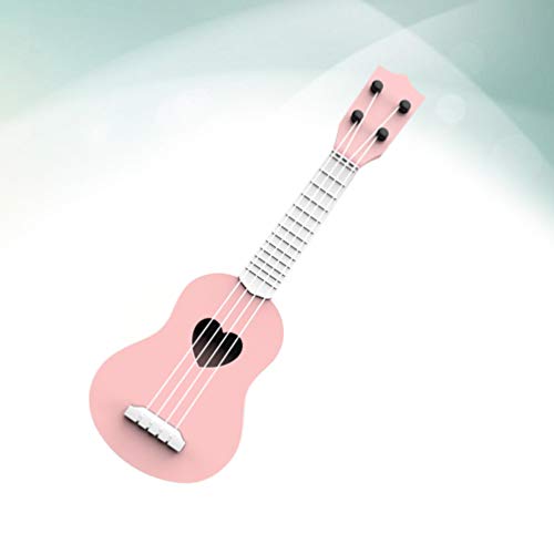 Ukulele Giocattolo Per Bambini 26 Cm - 4 Corde Regolabili, Plastica Sicura, Design Animali Colorati