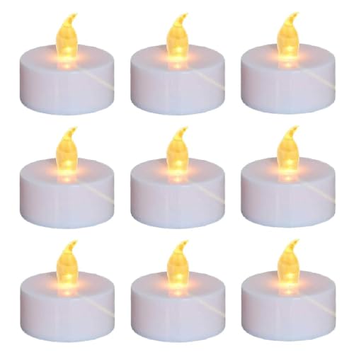 Bougies chauffe-plat à piles LED x150 pour décoration de table jaune chaud