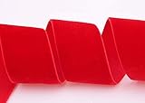 Samtband ROT (629 rouge) | 3m x 36mm