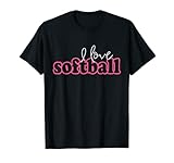 Photo Gallery i love softball regali per ragazze softball team coach giocatori maglietta Photo Gallery i love softball regali per ragazze softball team coach giocatori maglietta