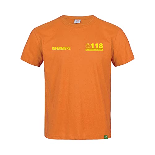 All sas T-Shirt a Manica Corta Arancione 118