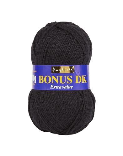 Hayfield Bonus DK - Filato doppio per maglieria, Midnight (562), 100 g di Sirdar