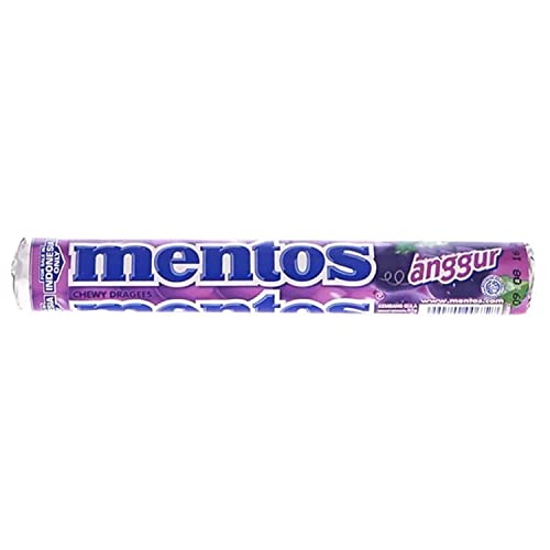 Mentos Grape Roll,2 X 29 G,58 Grams