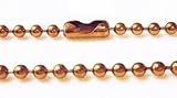 5 Necklaces 24" Length 2.4mm #3 Ball Chain ~ Pure 100% Copper Made in USA