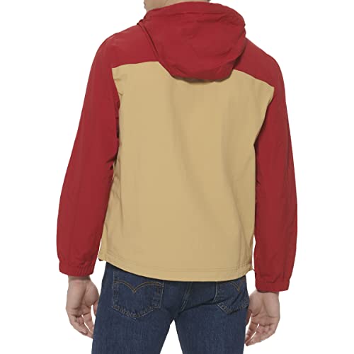 Image of LEVI'S Men's Lightweight Taslan Hooded Popover Windbreaker Jacket