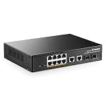 MokerLink – MokerLink 12 Port Gigabit PoE Switch, 8 GE PoE+, 2 GE Uplink