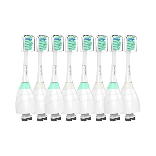 Senyum Replacement Toothbrush Heads Screw-On, Compatible With All E-Series Philips Sonicare Electric Toothbrushes, 8 Pack #TOP3
