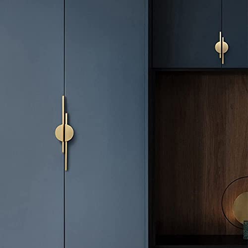 Wotendy 2 Pack Gold Cabinet Handles 288MM, Brushed Kitchen Cupboard Handles Zinc Alloy Drawer Pulls Wardrobe Pulls - Image 4