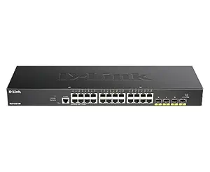 D-Link DGS-1250-28X 28 Port Smart Managed Gigabit Layer 2 Switch with 4 Ports 10G SFP+ Ports