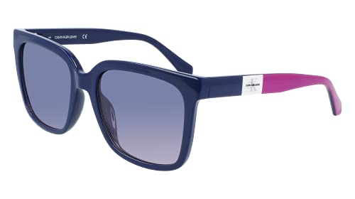 Calvin Klein Women's CKJ21617S Sunglasses, Navy, One Size