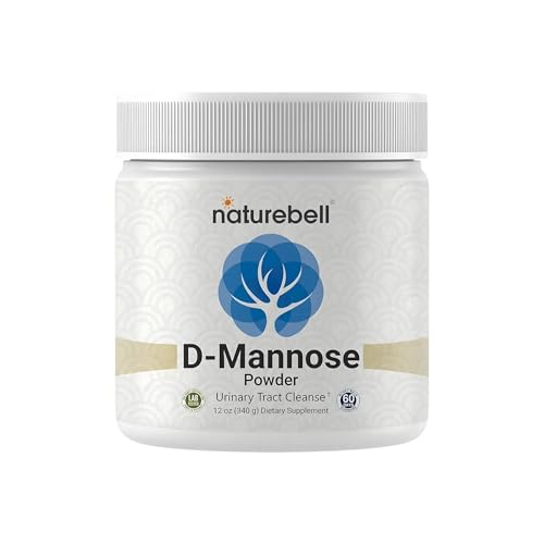 NatureBell D-Mannose Powder - 12oz - High Potency 2g Per Scoop - Fast Acting Support for Healthy Urinary Function & Bladder Wellness* - Pure, Filler-F