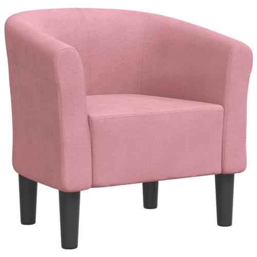 vidaXL Fauteuil Cabriolet, Chaise avec Accoudoirs, Canapé avec Dossier, Siège Rembourré, Meuble...