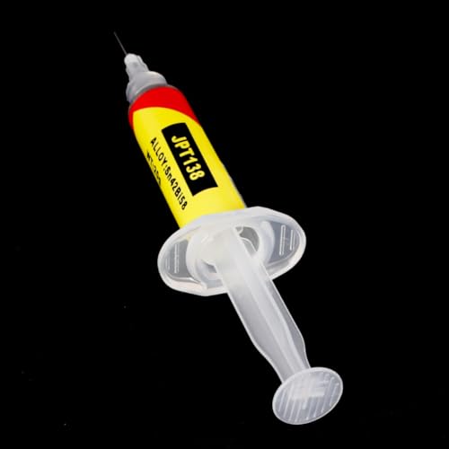 Miniatura 2 de Duzepa Pasta De Soldadura Sn42 Bi58, Fundente A Baja Temperatura 138 C , Conductividad Térmica Y Resistencia Mecánica, Apta Para Bga, Pasta De Soldadura Para Retrabajo 20 G