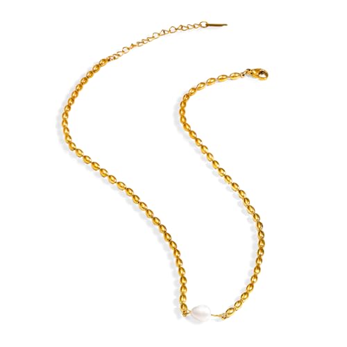 Image of Rubans Demi Fine Stainless Steel Pendant Chain Daily Gift for Women & Girls