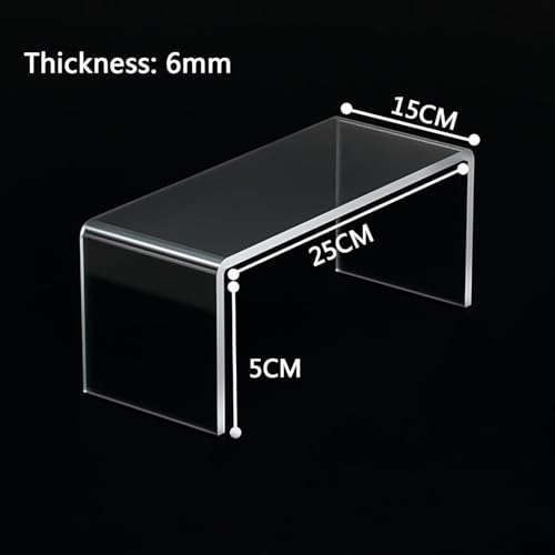Riser transparent pour étagères décoratives afin de ranger sans ombre - 2