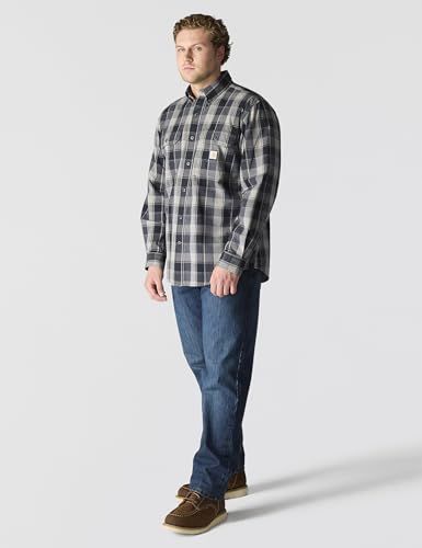 Image of Carhartt Men's Fort Loose Ls Plaid Shirt