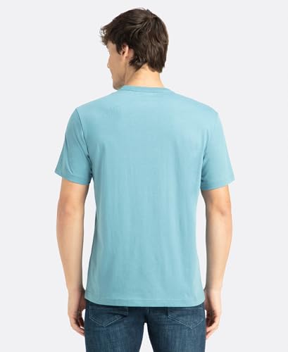 Image of Jockey 2714 Men's Super Combed Cotton Rich Round Neck Half Sleeve T-Shirt Provincial Blue XXL