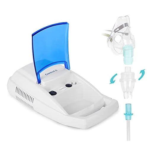 Control D Best Compressor Complete Kit Nebulizer with Child and Adult Masks , White