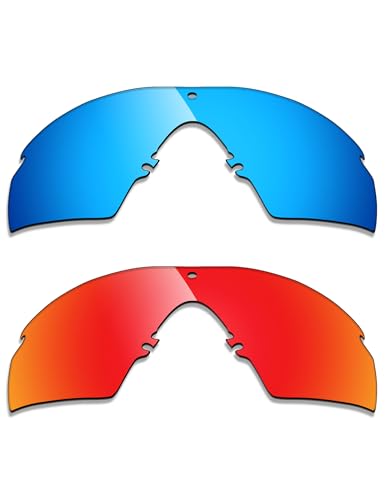Image of Alphax Polarized Replacement Lenses for Oakley Si M Frame 2.0 Sunglasses | Glare Reduction | Precision Cutting