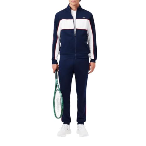 Lacoste Men's Print Branding Zipped Sport Sweatshirt4